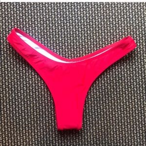 Red Cheeky Bikini Bottom